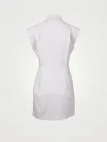 Arie Linen-Blend Mini Dress