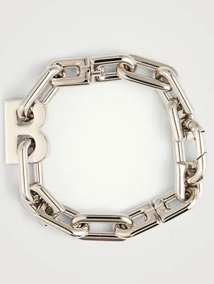 B Chain Thin Bracelet