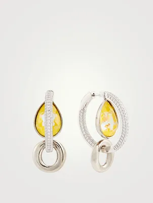 Niteo Hoop Earrings With Crystals