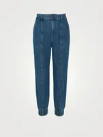 Nico High-Waisted Utility Jogger Jeans