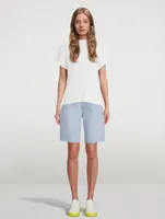 The Bradley High-Waisted Long Shorts