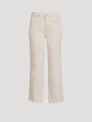 The Harrison Wide-Leg Jeans With Outseam