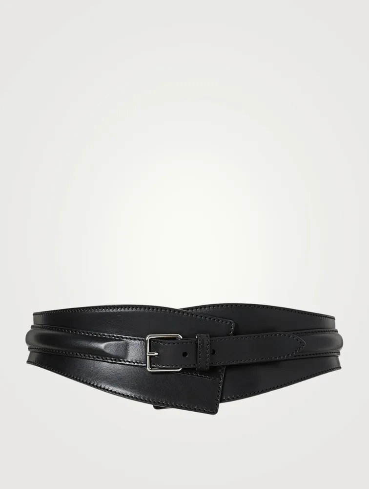 Leather Corset Waist Belt