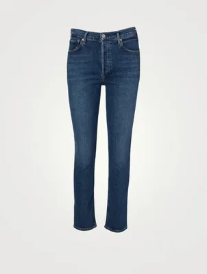 Charlotte High-Waisted Straight Jeans