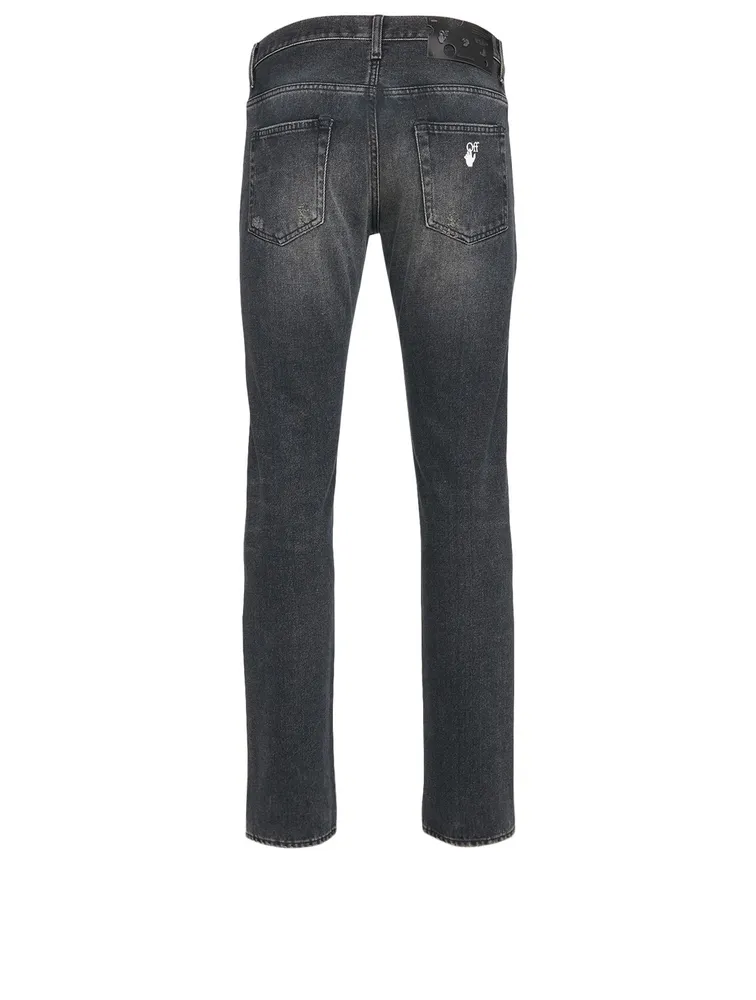 Hand Off Distressed Jeans