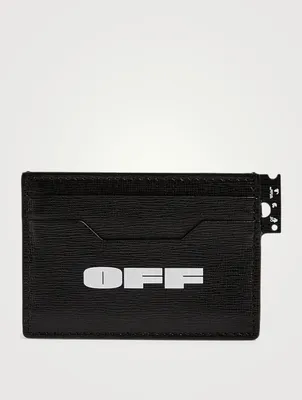 Leather Card Holder With Logo