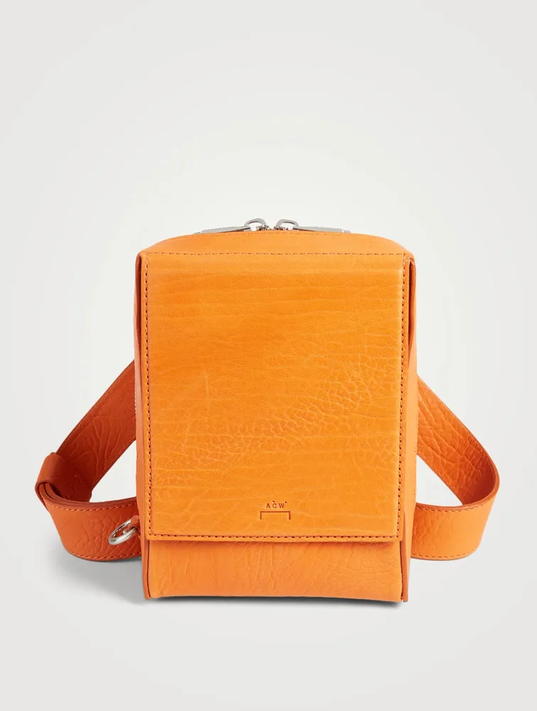 Convect Leather Crossbody Bag