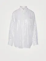 Sequin Embroidered Shirt