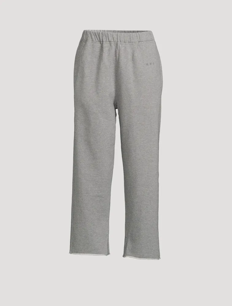 Cotton Cropped Sweatpants