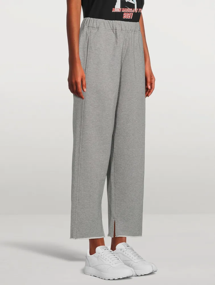 Cotton Cropped Sweatpants