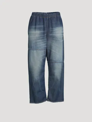 Elasticated Waistband Jeans