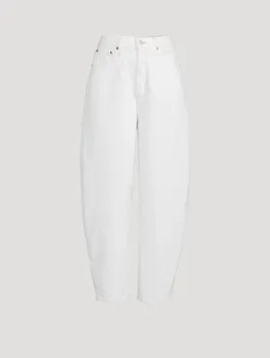 Balloon Curved High-Waisted Jeans