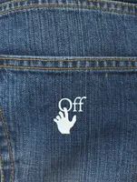 Hand Off Slim-Fit Jeans