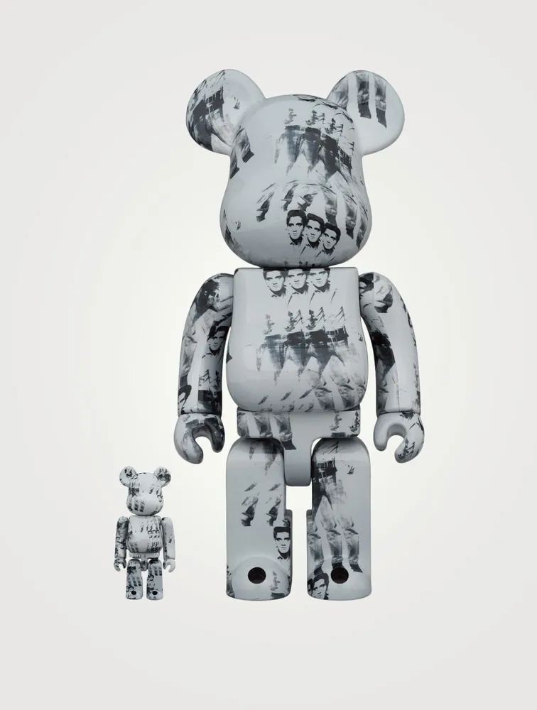 Andy Warhol Elvis Presley 100% & 400% Be@rbrick
