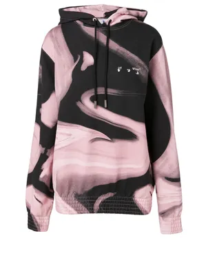 Liquid Melt Arrow Cotton Hoodie