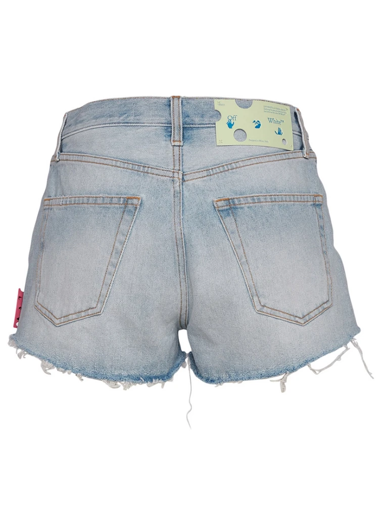Frayed Edge Denim Shorts
