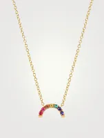 14K Gold Rainbow Necklace