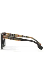 Maple Square Sunglasses With Vintage Check