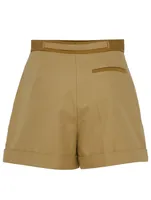 Cotton Belted Shorts