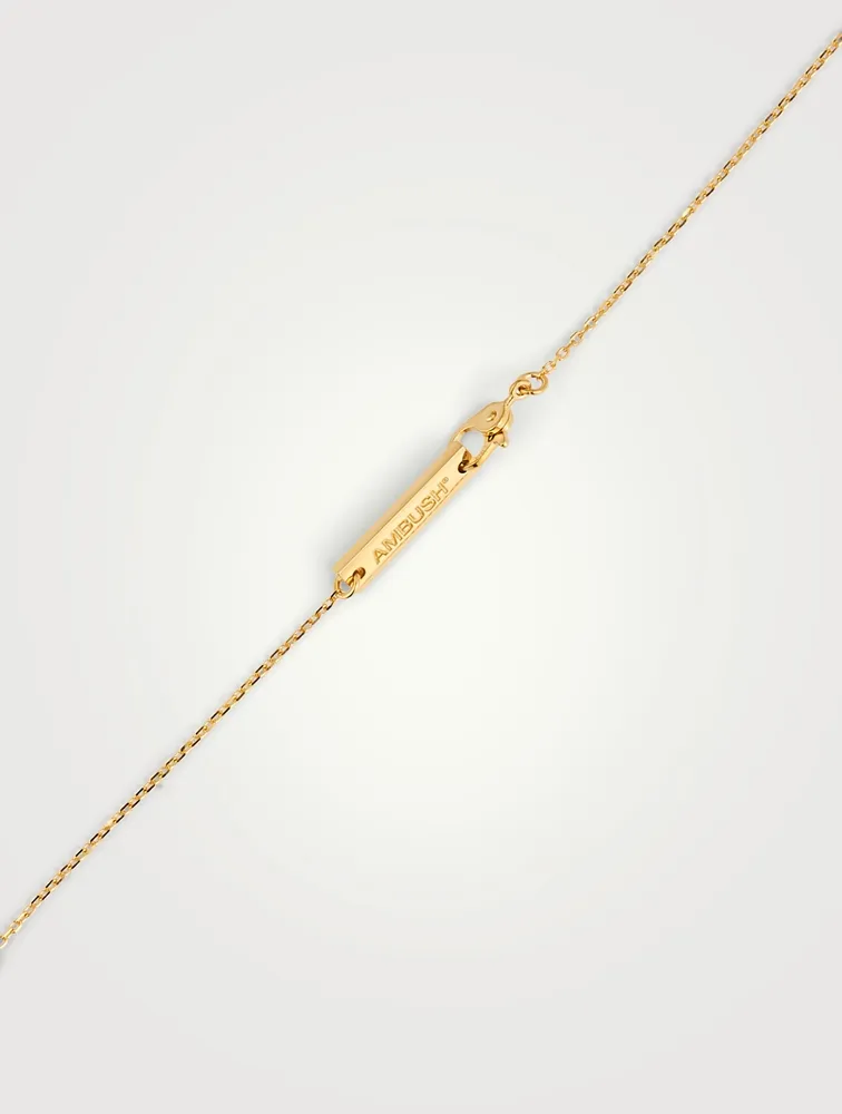 18K Gold Plated Padlock Pendant Necklace