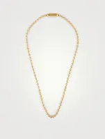 18K Goldplated Ball Chain Necklace