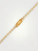 18K Goldplated Ball Chain Necklace