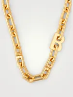 B Chain Thin Necklace