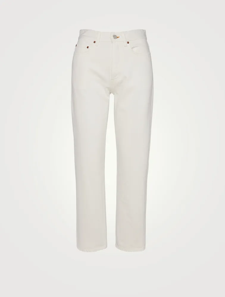 Pearl Organic Cotton High-Waisted Jeans