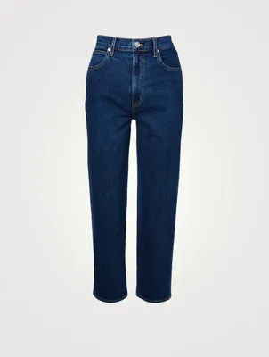 London High-Waisted Crop Jeans