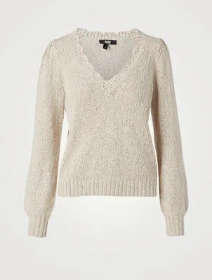Alicia Cotton Linen And Silk Sweater