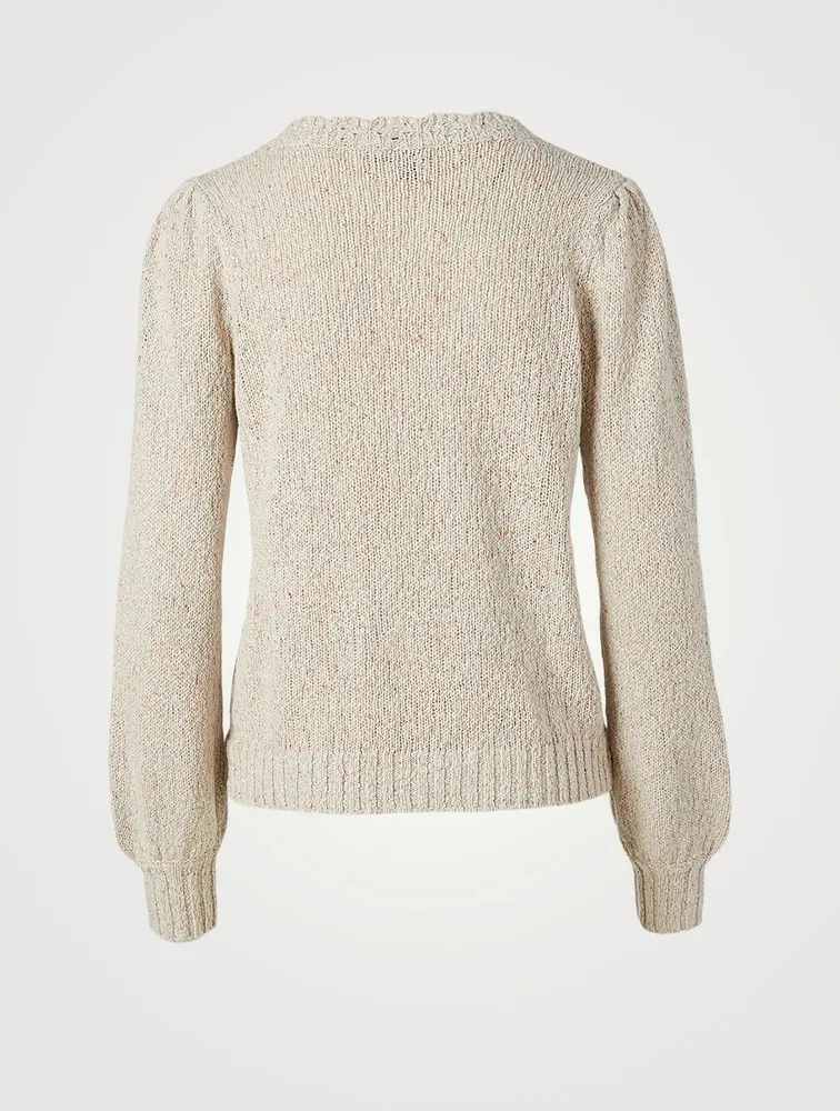 Alicia Cotton Linen And Silk Sweater