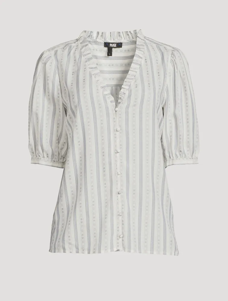 Provence Short-Sleeve Blouse