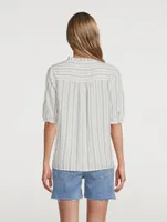 Provence Short-Sleeve Blouse