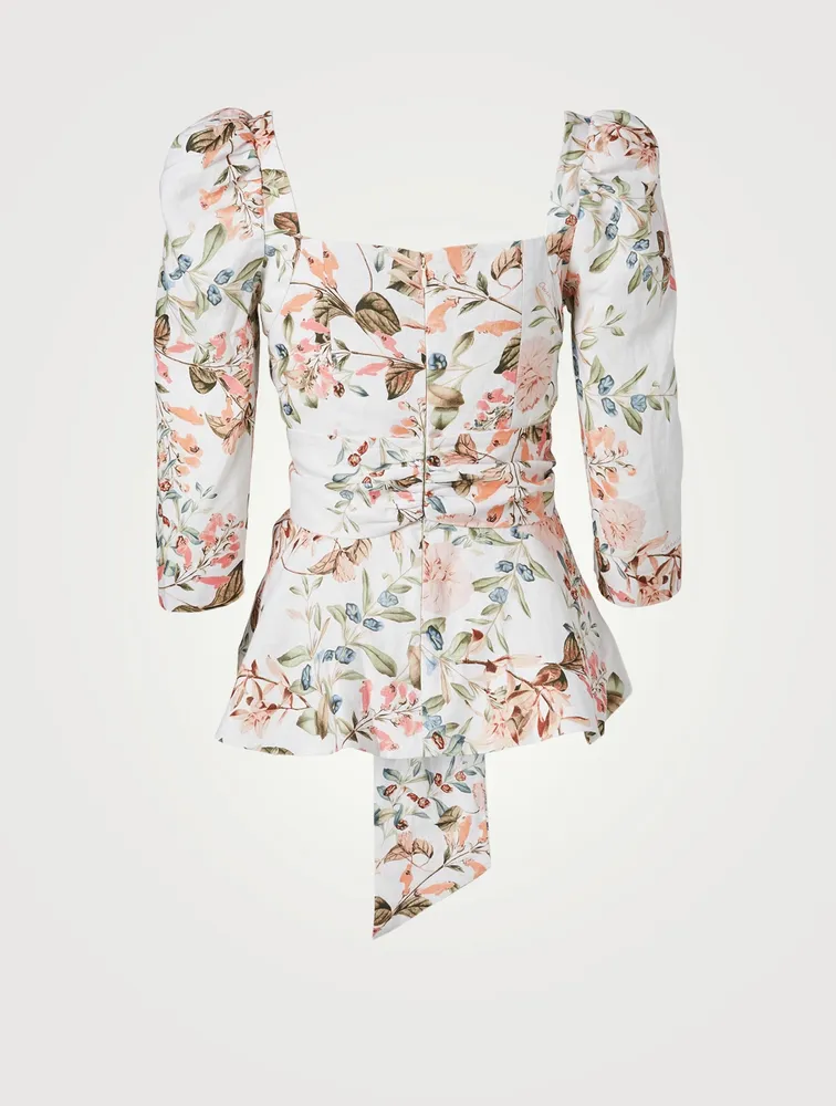 Lauren Top Floral Print