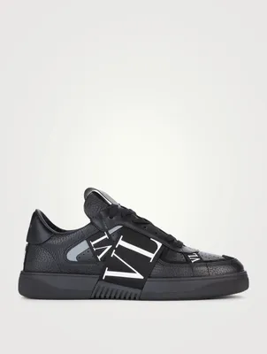 VL7N Leather Sneakers With Bands