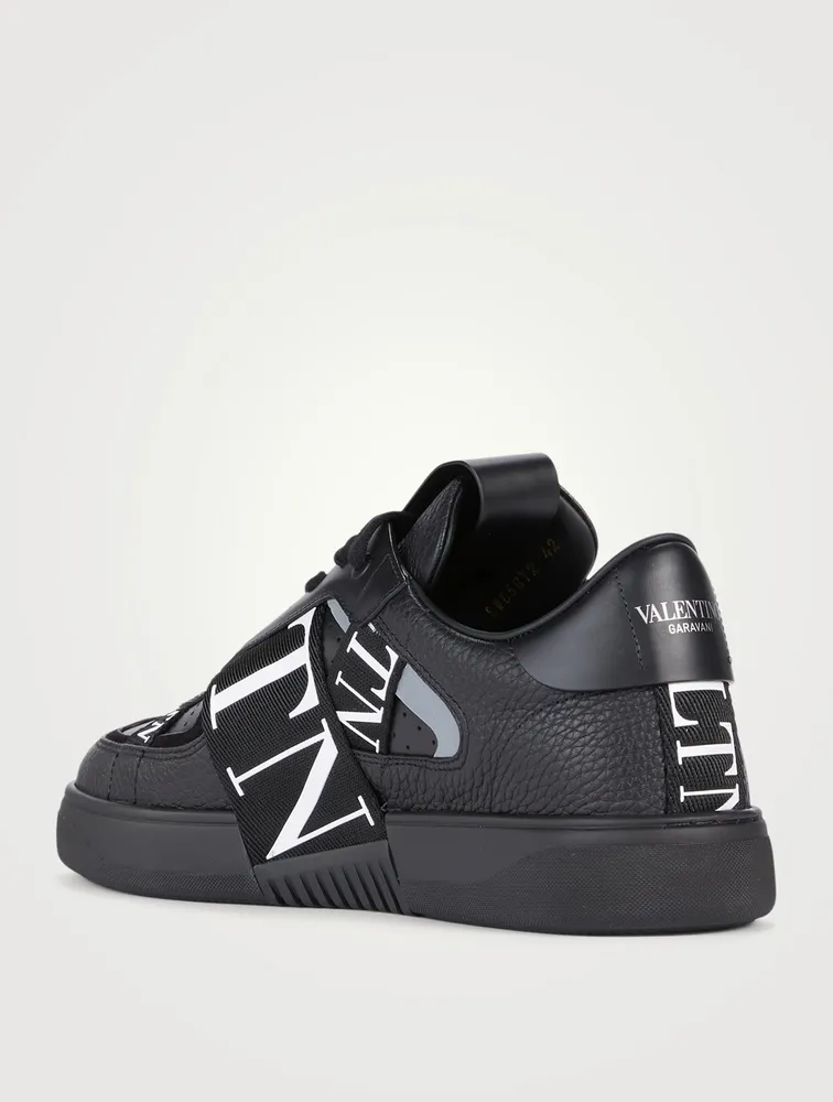 Valentino Garavani Leather Vl7N Bands Sneakers