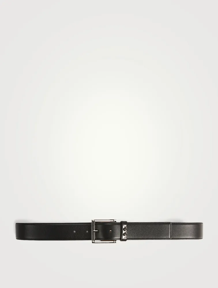 Rockstud Leather Belt