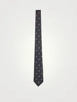 Silk Tie In Aeroplanes Print