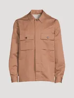 Cotton-Blend Overshirt