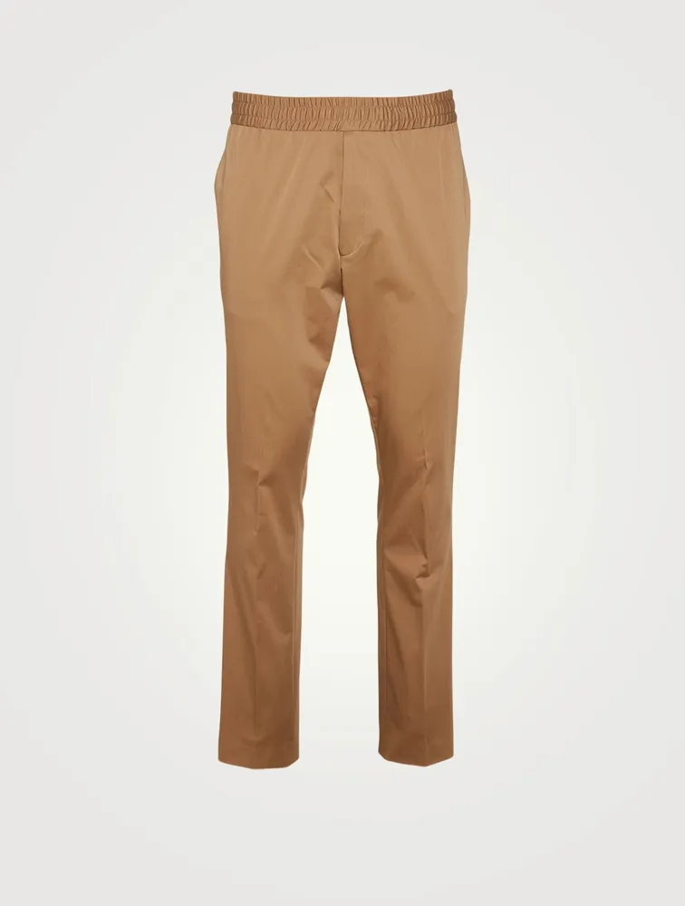 Cotton Stretch Pull-On Pants
