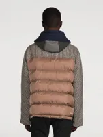 Wool-Blend Zip Blouson Jacket