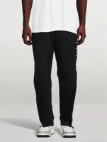 Cotton Patchwork Sweatpants With VLTN Logo