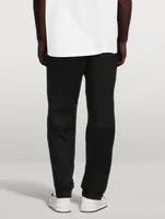 Cotton Patchwork Sweatpants With VLTN Logo