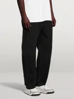 Cotton Patchwork Sweatpants With VLTN Logo