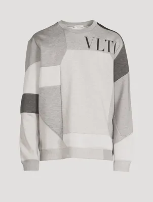 VLTN Cotton Patchwork Sweatshirt