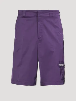 Silk Bermuda Shorts