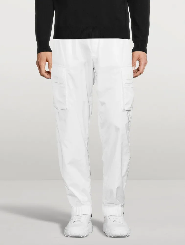 Nylon Cargo Pants With VLTN Tag