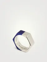 Chrome Hexagonal Ring