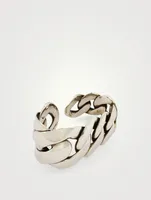 Double Chain Knuckle Ring