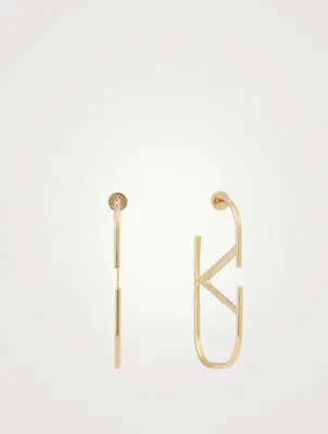 VLOGO Hoop Earrings